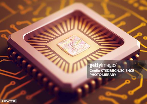 Microchip Illustration High-Res Vector Graphic - Getty Images