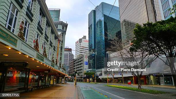 downtown wellington - rubber boot stock pictures, royalty-free photos & images