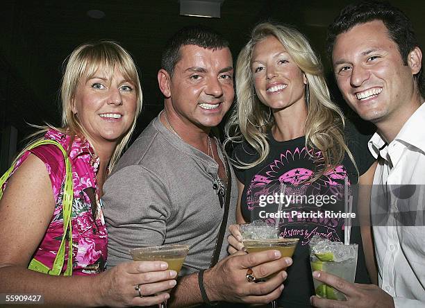 Fashion Designers Jenny Munster, Alex Zabotto-Bentley, model/actress Annaliese Braakensiek and her boyfriend Danny Goldberg attend the Robert Rosen...