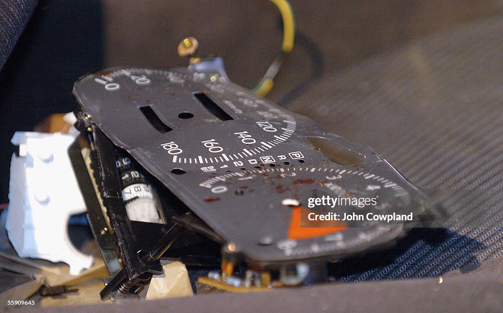 Crash Speedometer The speedometer of a car that crashed into the wall of the Hastings ...