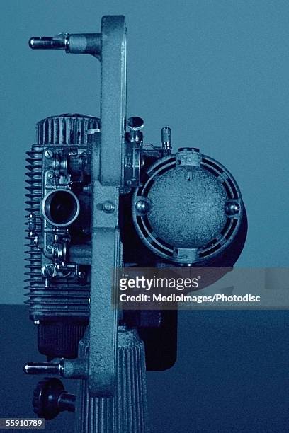 old-fashioned 8mm film projector - 8mm film projector stock pictures, royalty-free photos & images