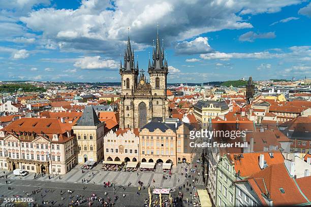 church of our lady before tyn, prague - bohemia czech republic stock pictures, royalty-free photos & images