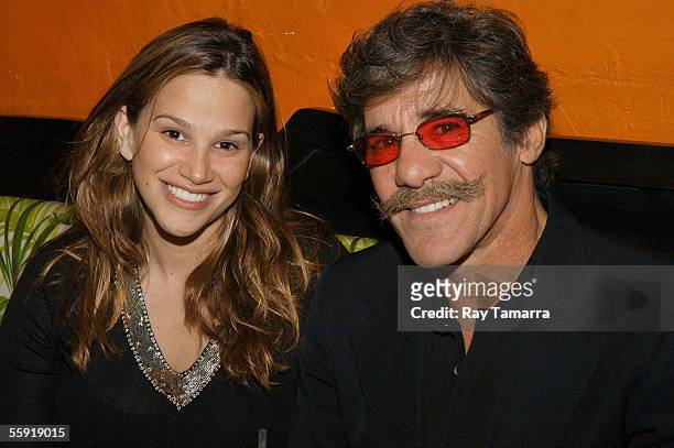 News Channel journalist Geraldo Rivera and his wife Erica Levy attend the "Latinologues On Broadway" Premiere After Party at Havana Central October...