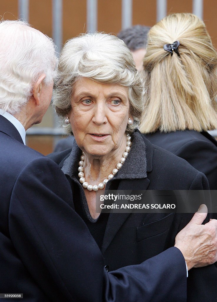 Marilena, widow of Fabrizio Ruffo di Calabria, brother of Queen Paola ...