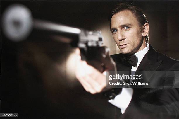 In this undated handout photo from Eon Productions, actor Daniel Craig poses as James Bond. Craig was unveiled as legendary British secret agent...