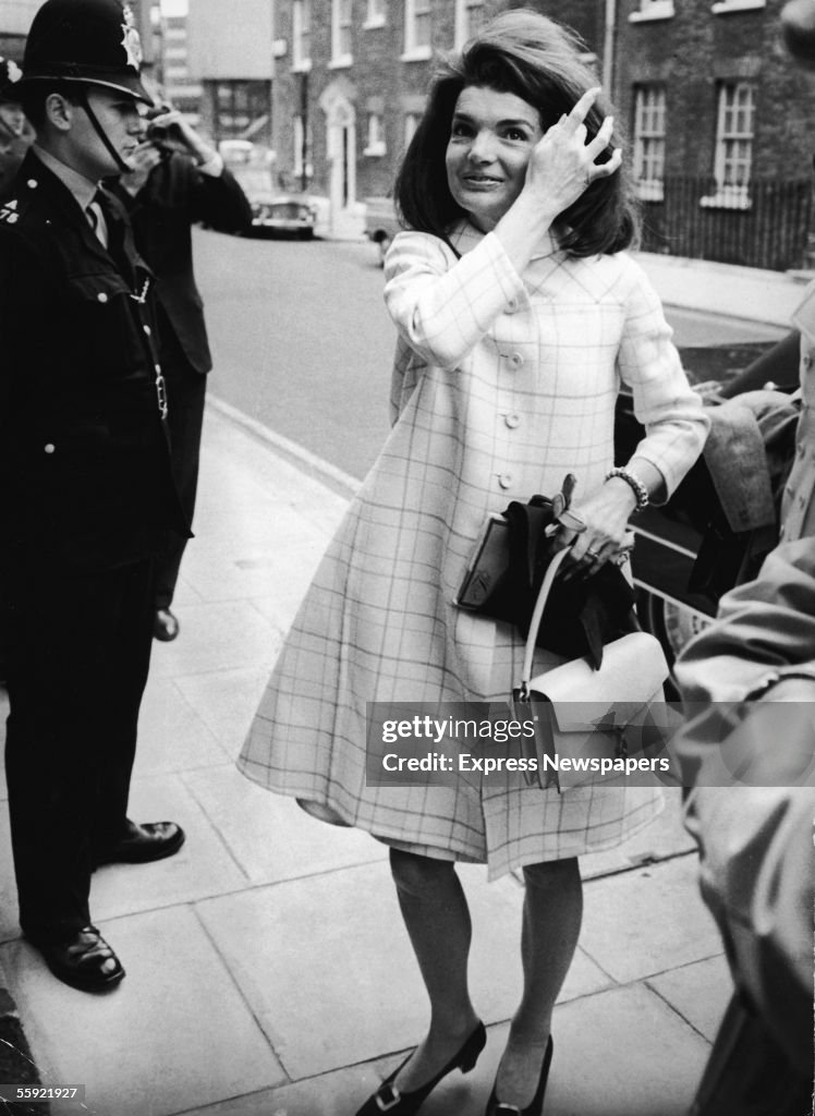 Jackie Kennedy Fixes Her Hair