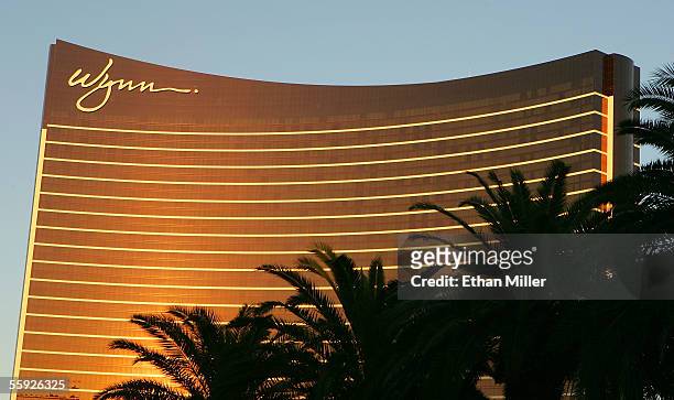 Exterior photo of the Wynn Las Vegas Resort October 14, 2005 in Las Vegas, Nevada.