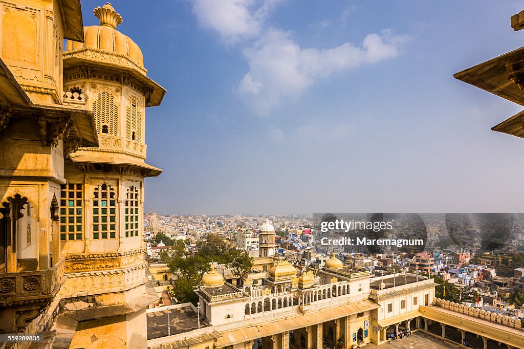 The City Palace and the town