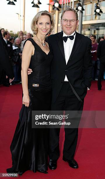 Actress Mareike Carriere arrives at the German Television Awards at the Coloneum on October 15, 2005 in Cologne, Germany.