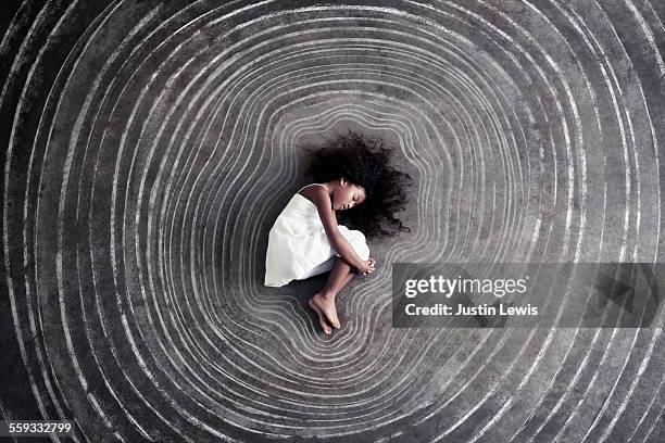 child inside tree growth rings - rise above stock pictures, royalty-free photos & images