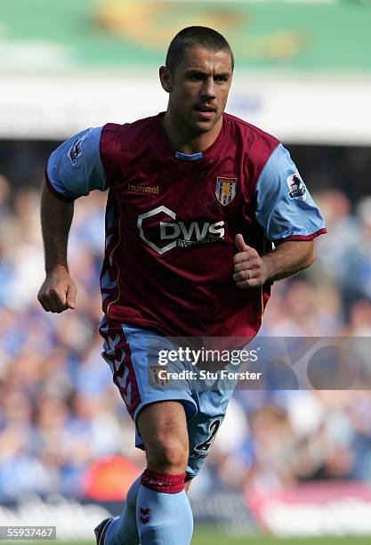 Kevin Phillips of Aston Villa during the Barclays Premiership match between Birmingham City and Aston Villa at St Andrews on October 16, 2005 in...