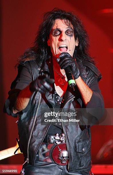Alice Cooper In Concert At The Hard Rock Casino, Nachrichtenfoto