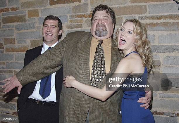 Actors Jeremy Davidson, John Goodman and Jennifer Mudge attend the opening celebration gala for the newly renovated Geffen Playhouse, October 17,...