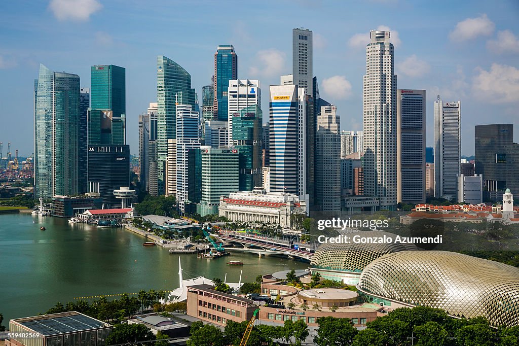 Central Business District in Singapore