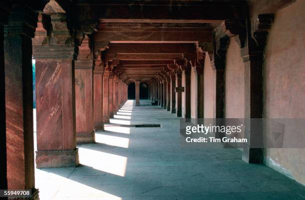 Fatehpur Sikri capital of the Mughal Empire includes the Jama Masjid Mosque, India.