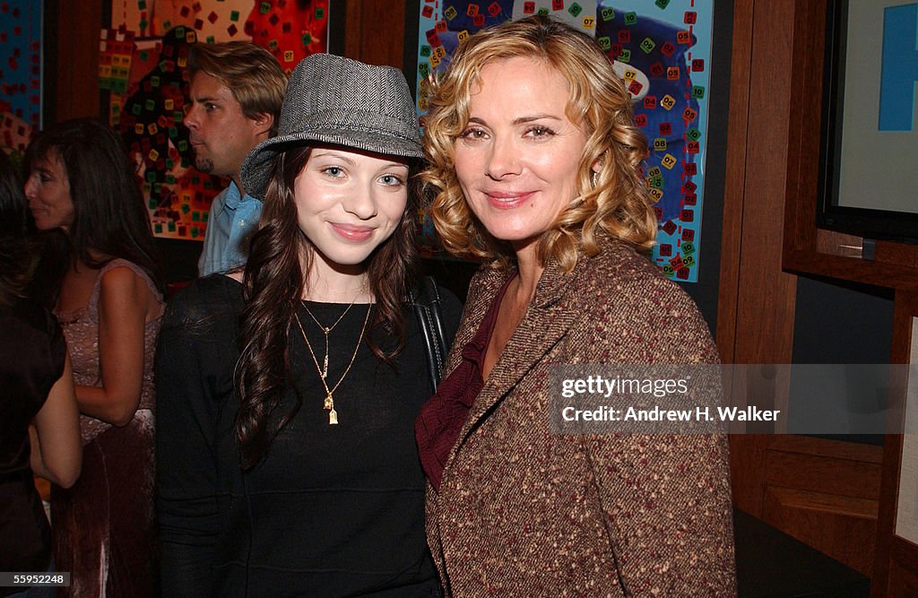 Kim Ralls Actress Michelle Trachtenberg and actress Kim Cattrall attend a... News ...