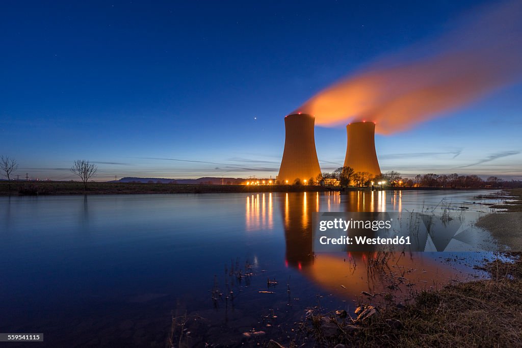 Germany, Lower Saxony, Grohnde, Grohnde Nuclear Power Plant