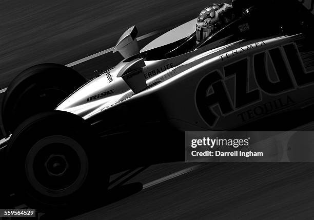 Mario Moraes drives the KV Racing Technology Dallara Honda during practice for the IRL Indycar Series Iowa Corn Indy 250 on June 20, 2009 at the Iowa...