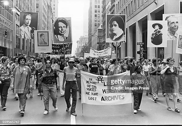Gay & Lesbian Pride Parade circa 1980 in New York City.