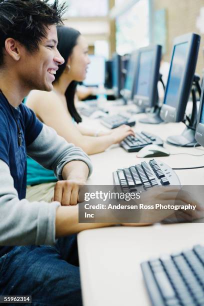 Computer Lab Siting Student 442 Indian Students In Computer Lab Stock Photos, High-Res Pictures ...