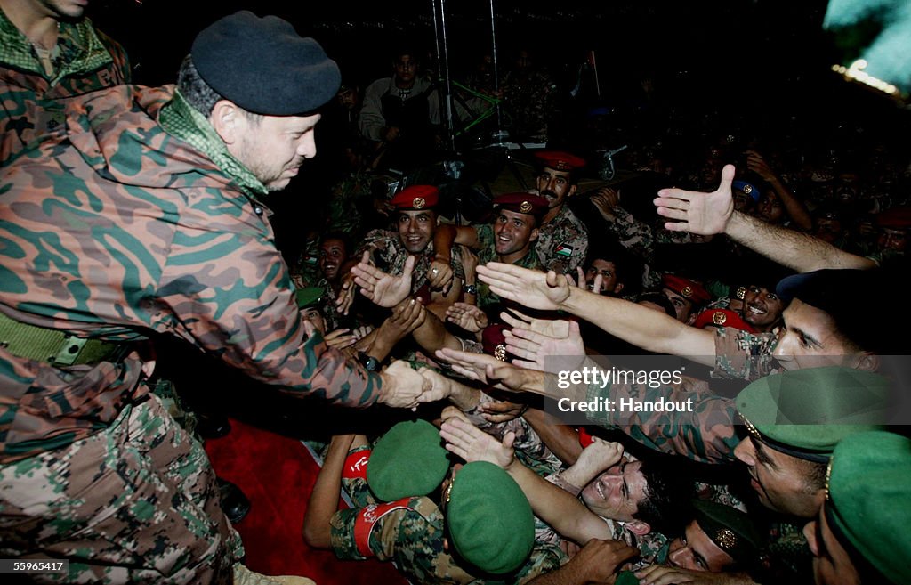 Jordan's King Abdullah Breaks Fast With Soldiers