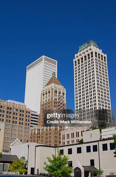 philtower building, tulsa - tulsa traveling stock pictures, royalty-free photos & images