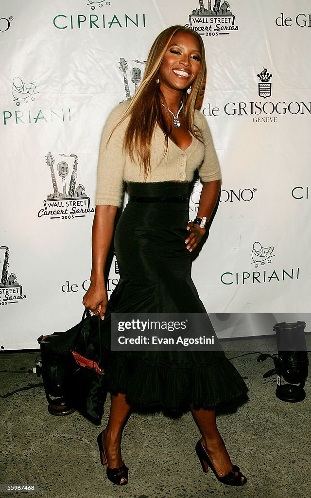 Mary J. Blige Concert At Cipriani's