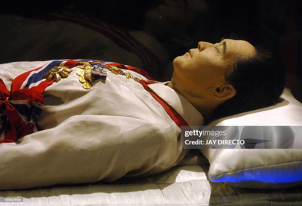 The preserved body of late Philippines p