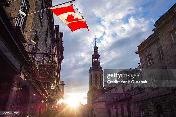 quebec city - long weekend canada stock pictures, royalty-free photos & images