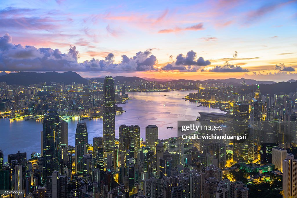 Hong Ko Hong Kong Cityscape High-Res Stock Photo - Getty Images