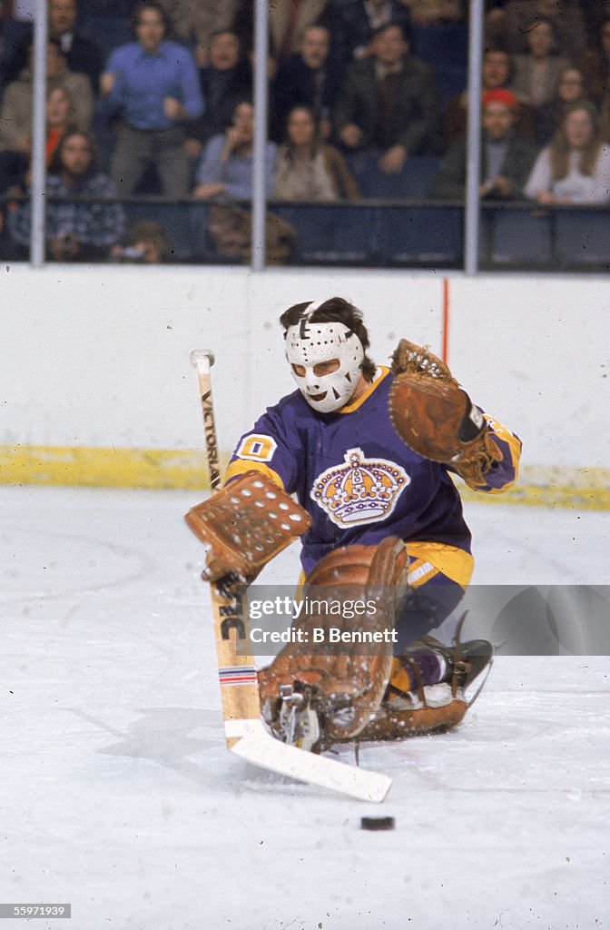 Rogie Vachon Makes A Save