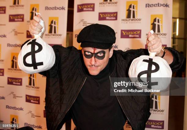 Producer Mark Wood arrives at the Hollywood Film Festival presentation of "Bullets Over Hollywood" at the Arclight Theatre October 20, 2005 in Los...