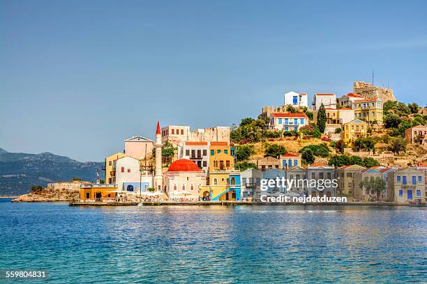 kastellorizo (megisti,meis), greece - islamabad foto e immagini stock