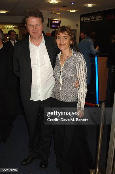 Director John Madden and his wife arrive at the screening of "Proof" showing as part of The Times BFI London Film Festival, at the Odeon West End on...