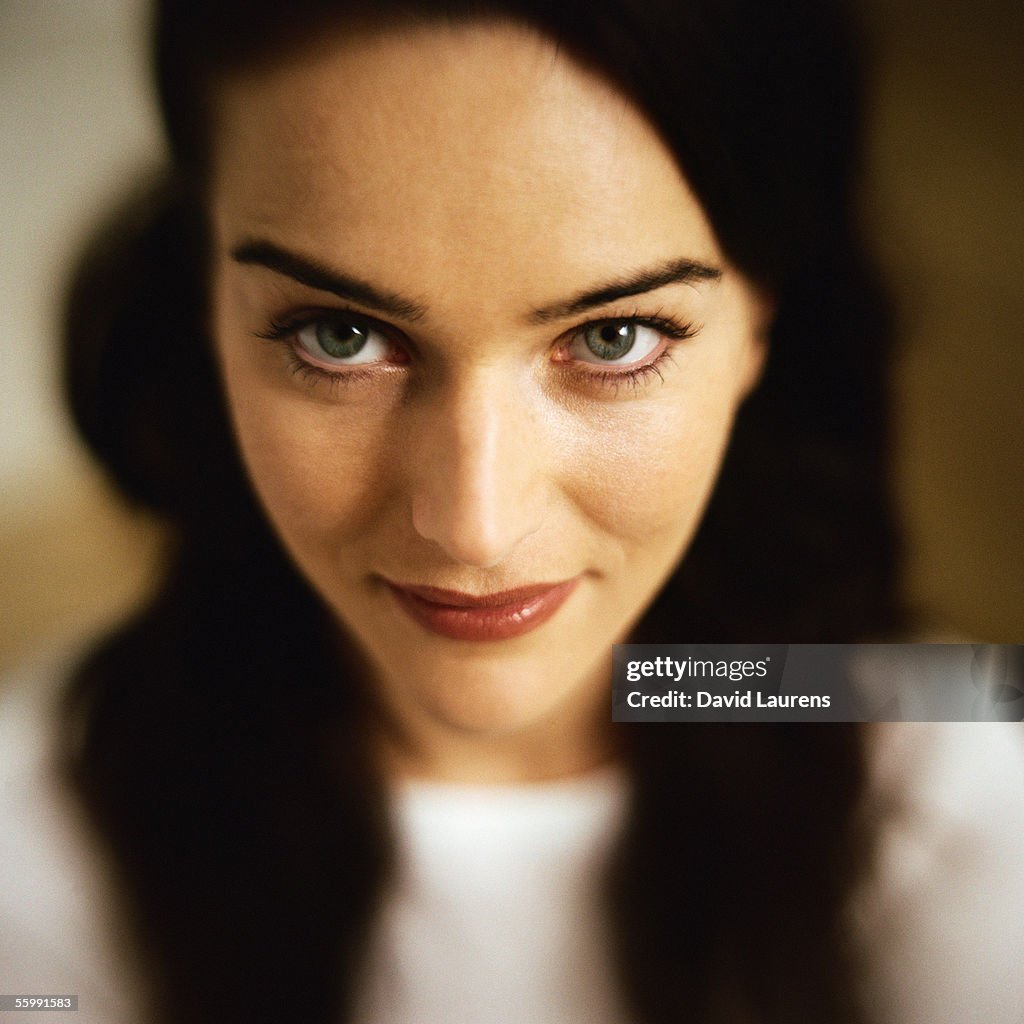 Woman looking at camera, portrait.