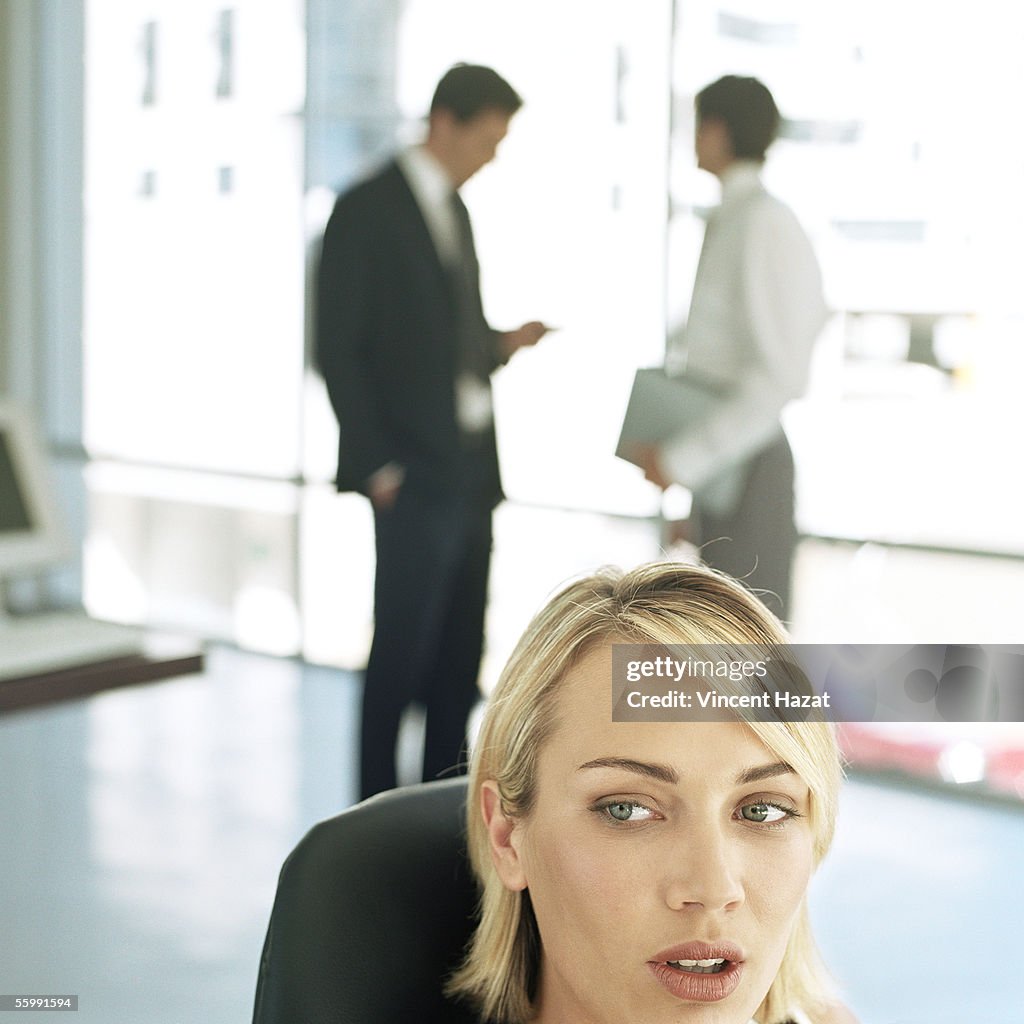 Businesspeople in office