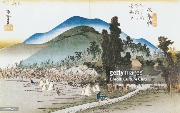 Ishiyakushi, from the series '53 Stations of the Tokaido', 1833-34