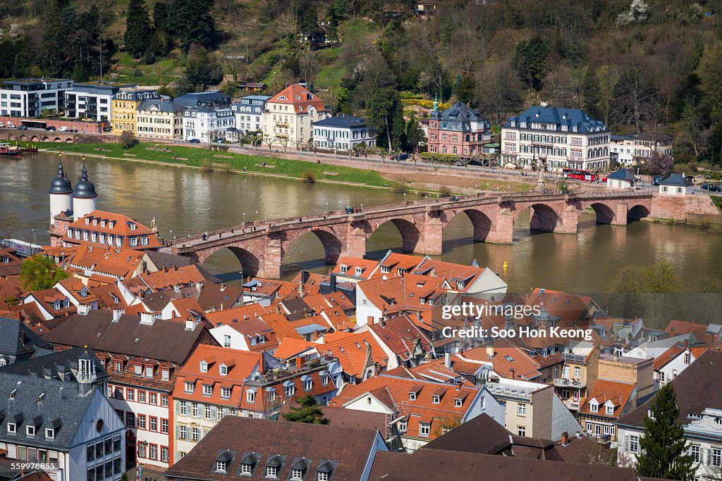 Alte Bruecke (Old Bridge) of Heidelberg, Germany