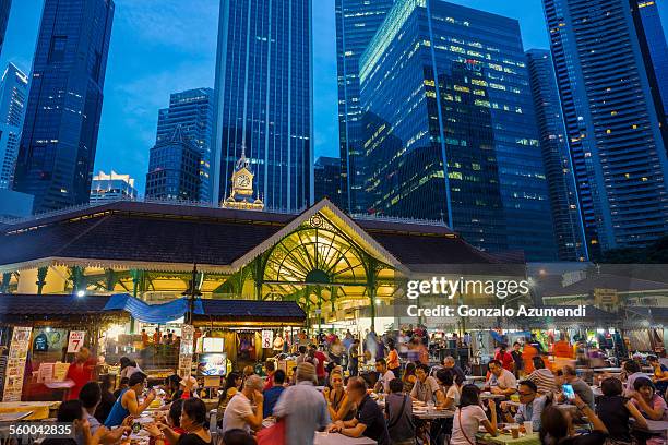 central business district in singapore - singapore building stock pictures, royalty-free photos & images