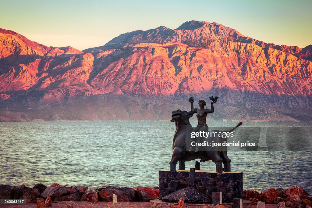 Statue at Agios Nikolaos, Crete, Greece