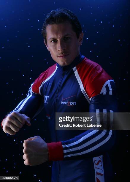 Bobsleder Pavle Jovanovic poses for a portrait during the USOC Olympic Media Summit at the Antlers Hilton on October 9, 2005 in Colorado Springs,...