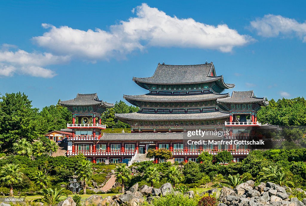 Yakcheonsa Temple on Jeju Island