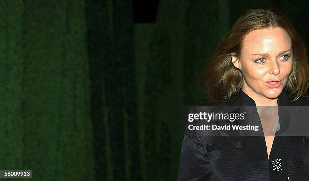 Stella McCartney attends the launch party celebrating her collaboration with high-street fashion chain H&M, at St Olave's House October 25, 2005 in...