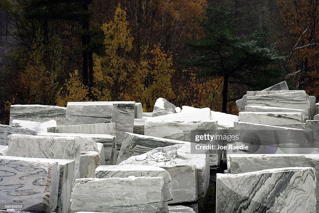 Marble Is Mined From One Of The Deepest Quarries In U.S.