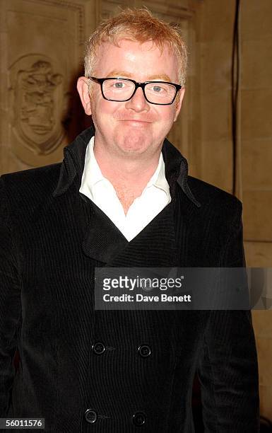 Presenter Chris Evans arrives at the National Television Awards 2005 at the Royal Albert Hall on October 25, 2005 in London, England.