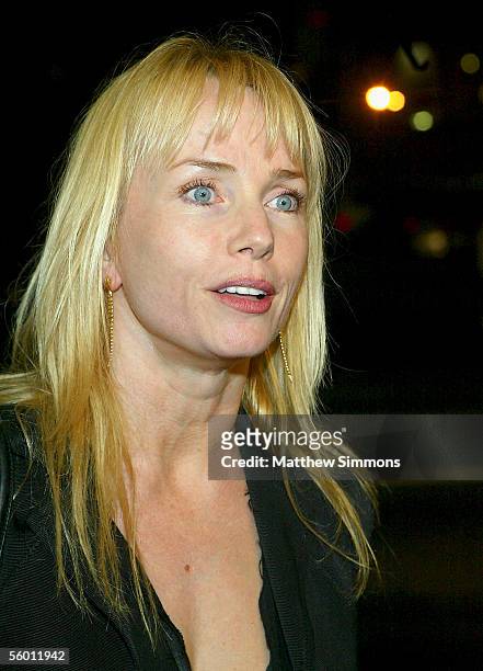 Actress Rebecca De Mornay arrives to "I walk the Line: A Night For Johnny Cash" at the Pantages theatre on October 25, 2005 in Hollywood California.