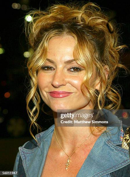 Actress Drea de Matteo arrives to "I Walk The Line: A Night For Johnny Cash" at the Pantages theatre on October 25, 2005 in Hollywood California.