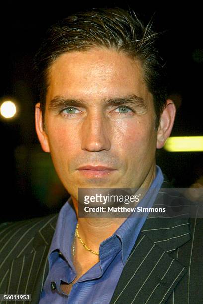 Actor James Caviezel arrives to "I Walk The Line: A Night For Johnny Cash" at the Pantages theatre on October 25, 2005 in Hollywood California.