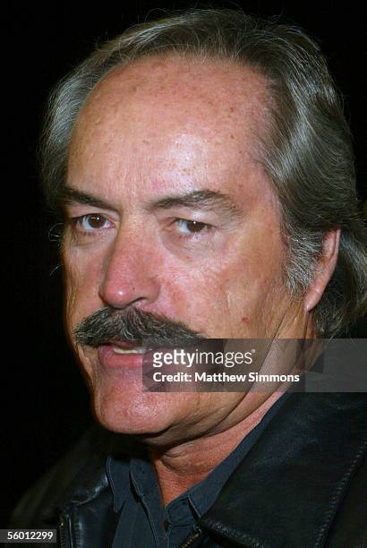 Actor Powers Boothe arrives to "I walk the Line: A Night For Johnny Cash" at the Pantages theatre on October 25, 2005 in Hollywood California.