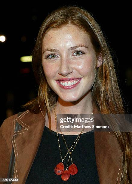 Actress Katie Flynn arrives to "I walk the Line: A Night For Johnny Cash" at the Pantages theatre on October 25, 2005 in Hollywood California.